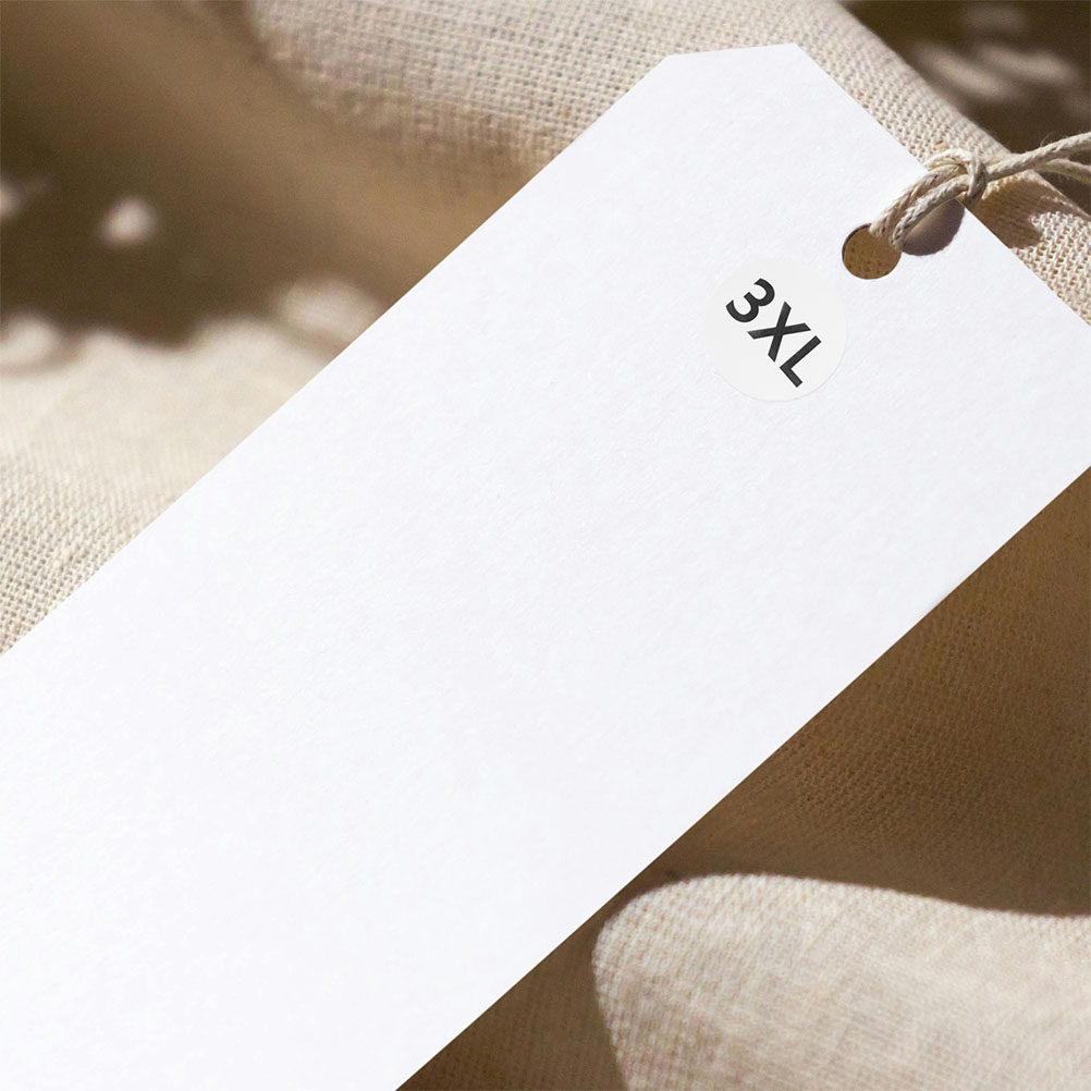 5 لفات من ملصقات دائرية بيضاء  - مراجعة Food Storage Labels وسعره