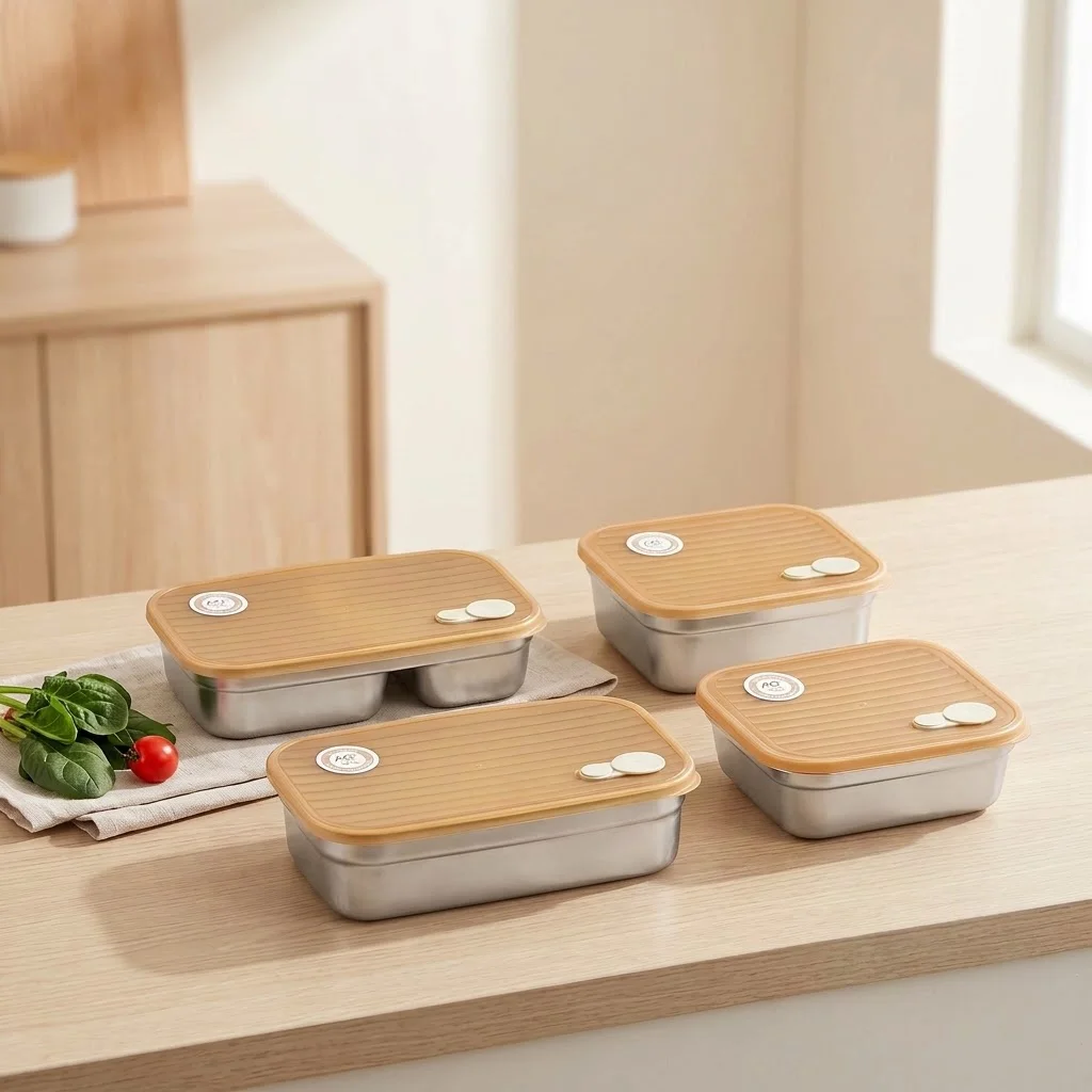 علبة طعام من الفولاذ المقاوم ل - مراجعة Food Storage With Dividers وسعره