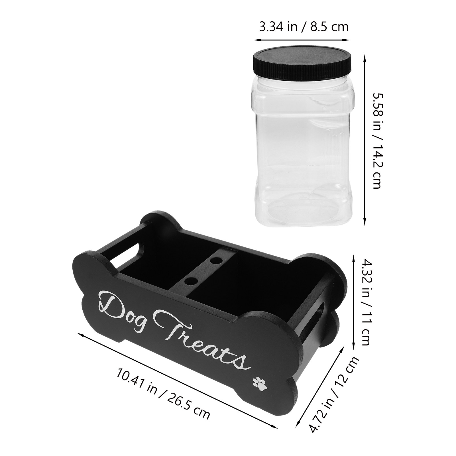 علبة خشبية لحفظ مكافآت الكلاب  - مراجعة Food Storage With Dividers وسعره